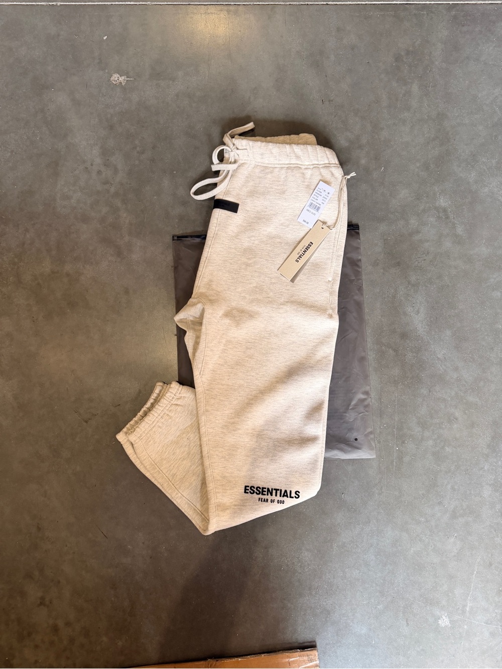 Essentials Fear of God Light Oatmeal Sweats